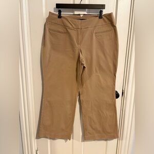 Lane Bryant - Petite Khaki Stretch Trousers